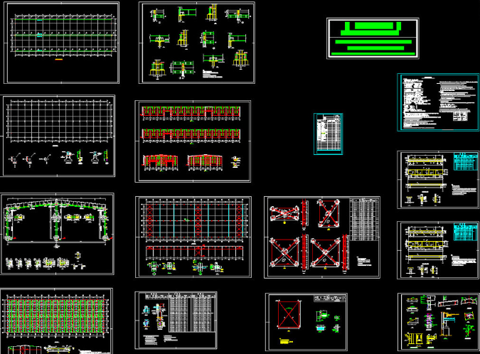 定州仓库钢结构施工图片