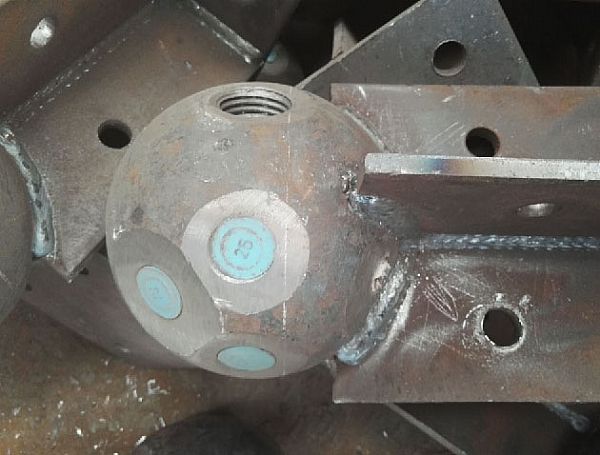 定州螺栓球球塞，网架配件